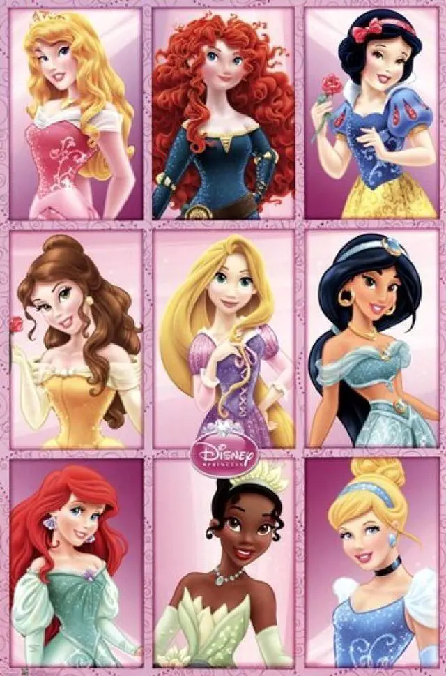 Main image of Disney Princess - Grid Poster Print (24 x 36)
