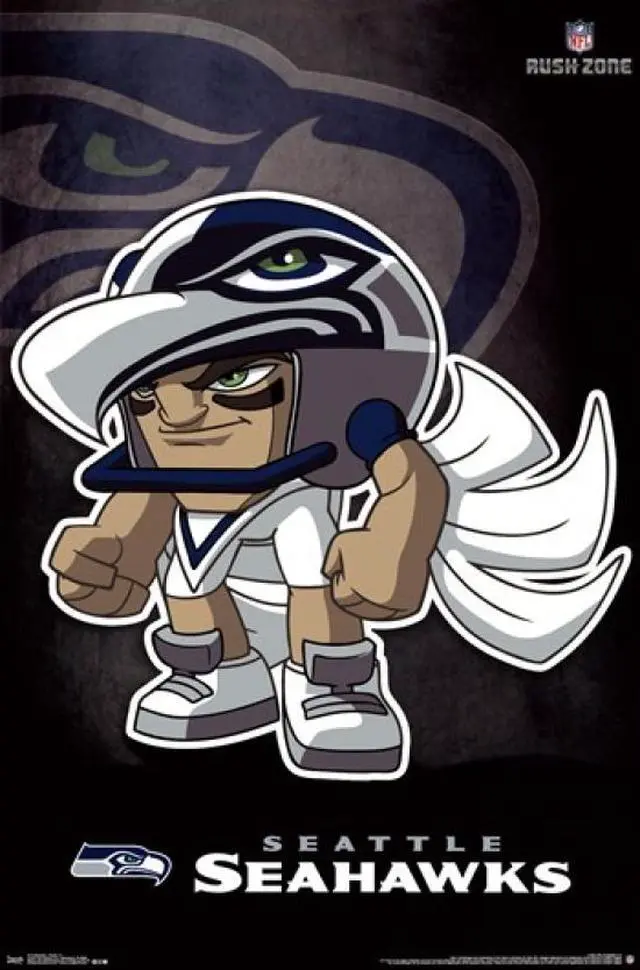 Main image of Seattle Seahawks - Rusher 13 Poster Print (24 x 36)