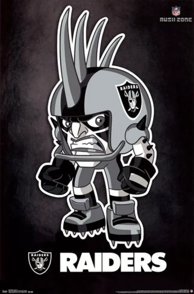 Main image of Oakland Raiders - Rusher 13 Poster Print (24 x 36)
