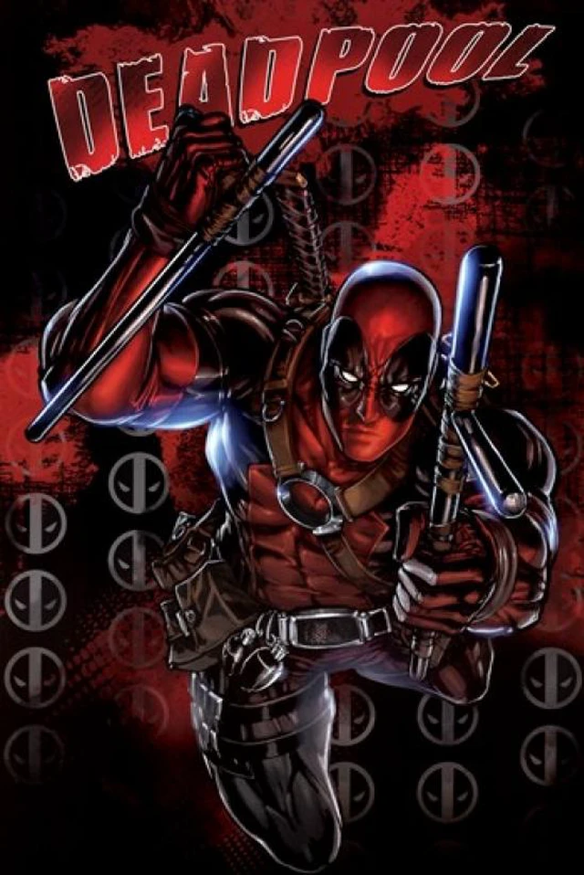 Main image of Deadpool - Black Poster Print (24 x 36)