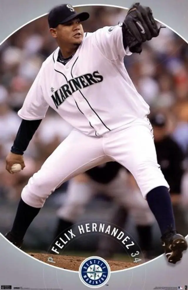 Main image of Mariners - F Hernandez 10 Poster Print (24 x 36)