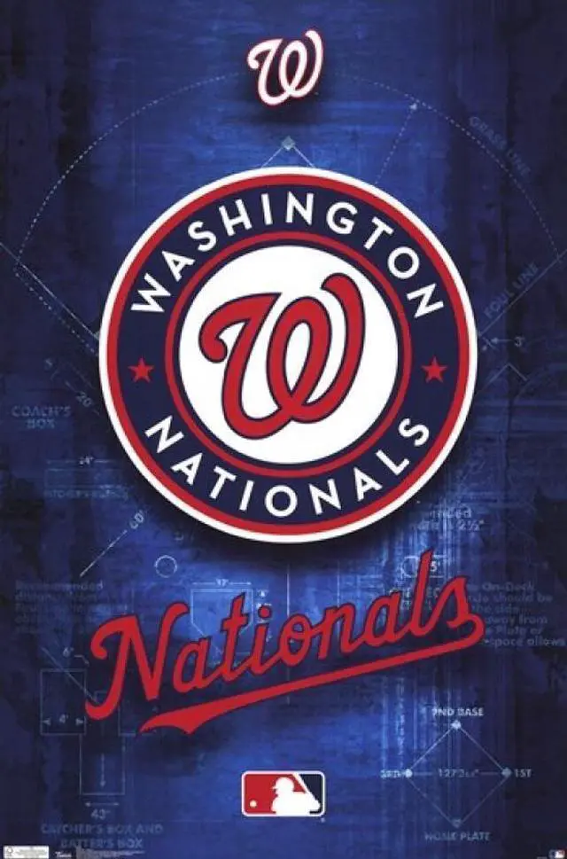 Main image of Nationals - Logo 11 Poster Print (24 x 36)