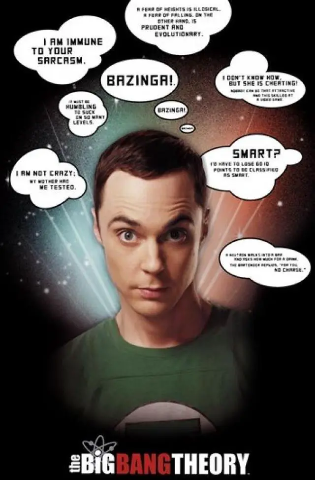 Main image of Big Bang Theory - Sheldon Cooper Quotes Poster Print (24 x 36)