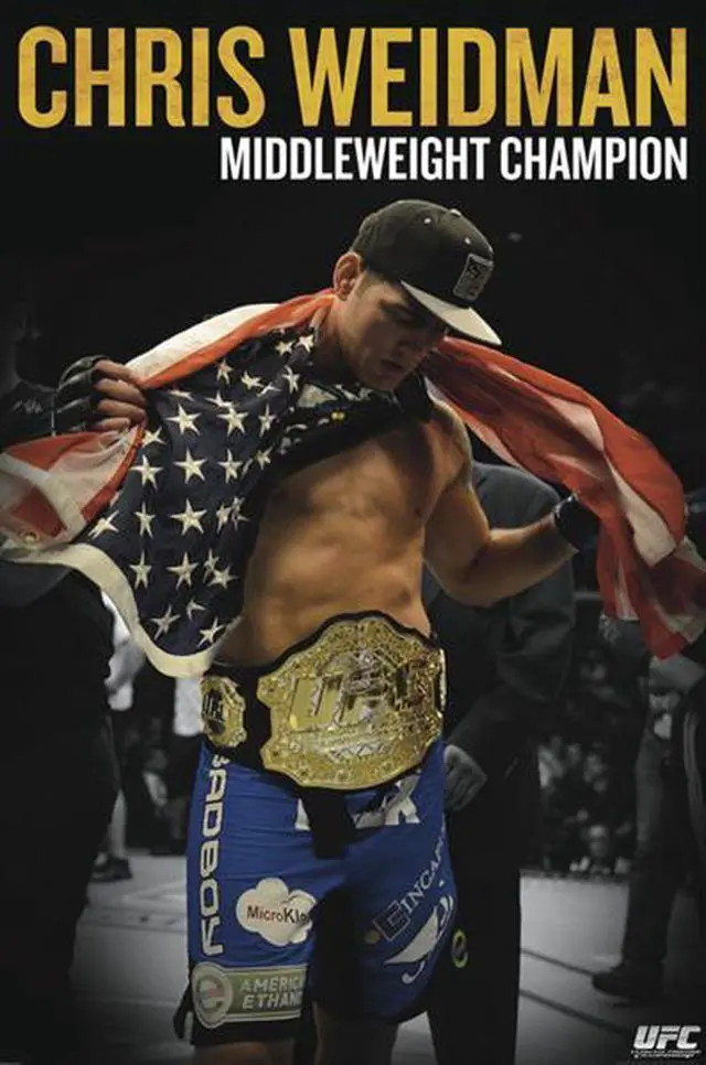 Main image of UFC - Chris Weidman Poster Print (22 x 34)