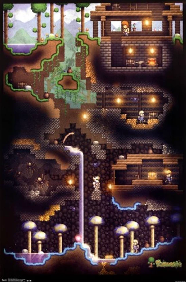 Main image of Terraria - Screenshot Poster Print (24 x 36)