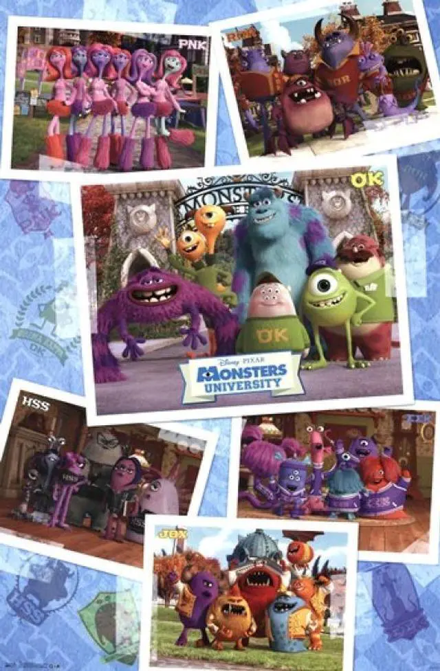 Main image of Monsters University - Grid Poster Print (22 x 34)