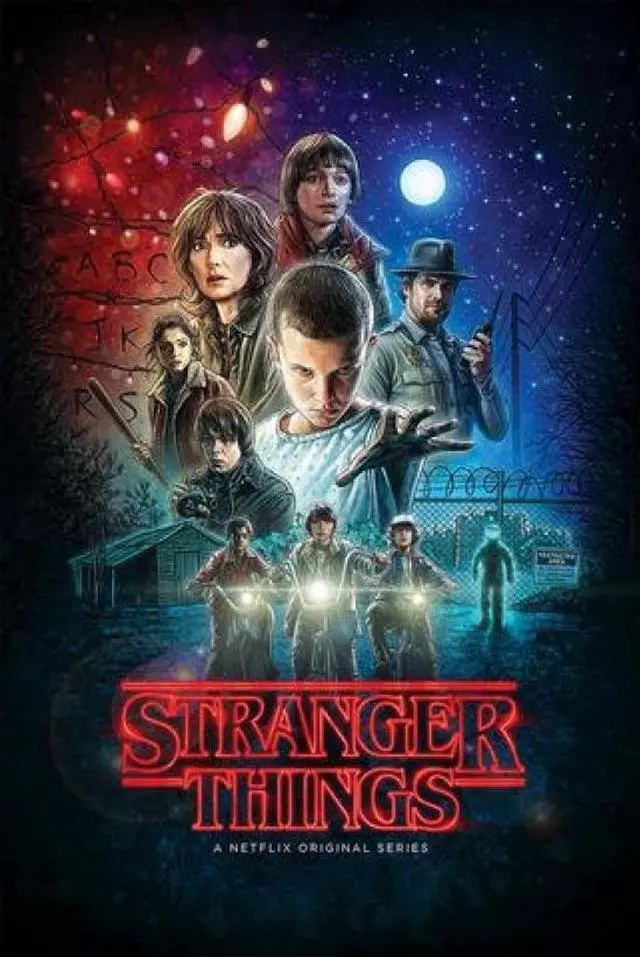 Main image of Stranger Things Cast Poster Print (24 x 36)