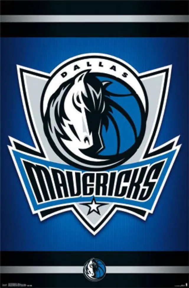 Main image of Dallas Mavericks - Logo 2014 Poster Print (22 x 34)