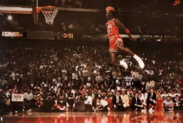 Main image of Michael Jordan Slam Dunk Poster Print (36 x 24)