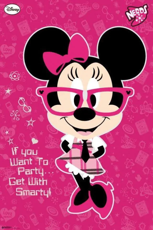 Main image of Disney- Minnie Nerds-Hfe Poster Print (24 x 36)