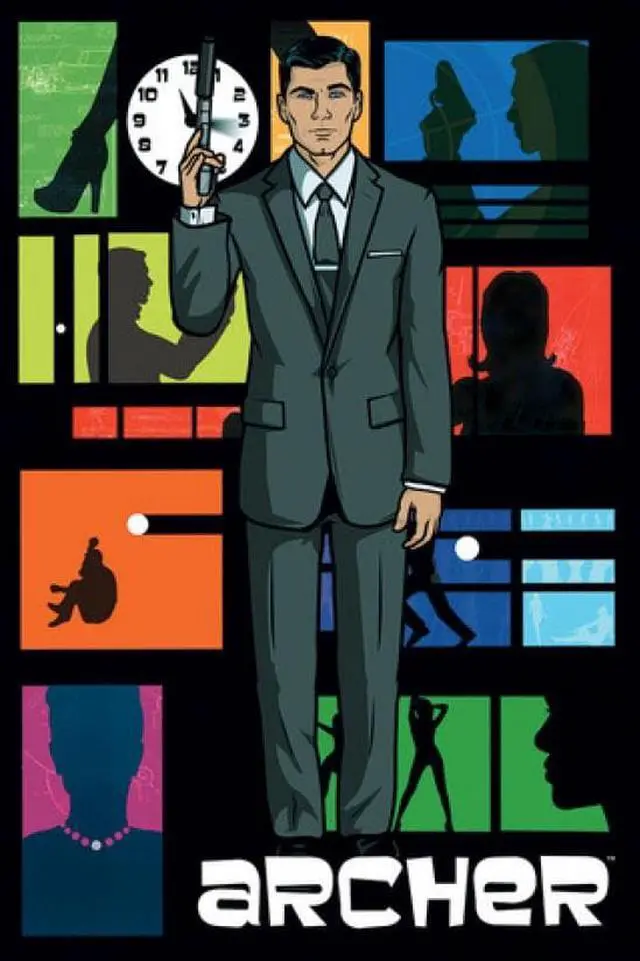 Main image of Archer Collage Poster Print (22 x 34)