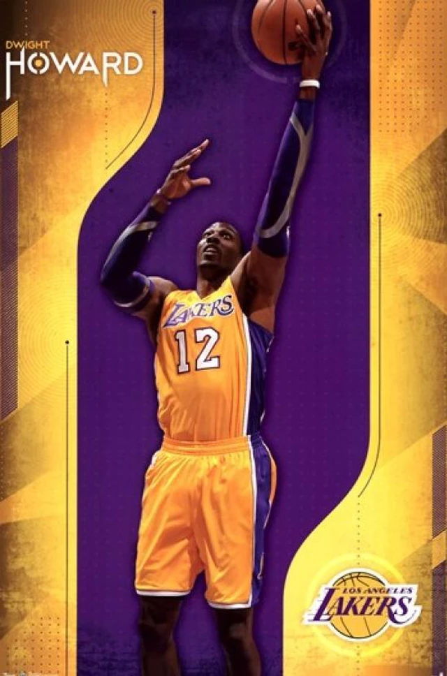 Main image of Lakers - D Howard 12 Poster Print (24 x 36)