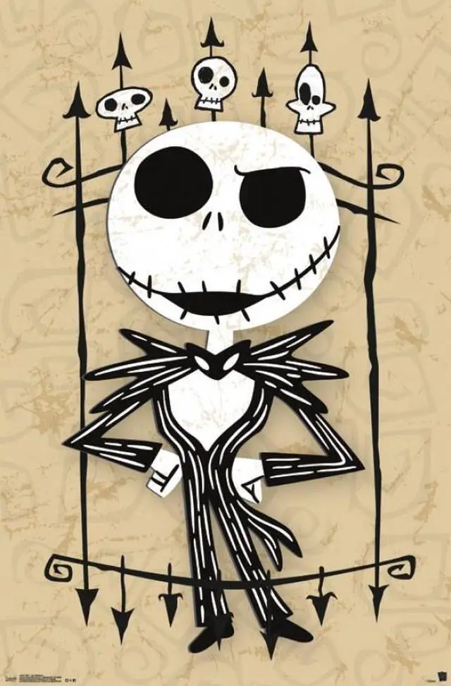 Main image of Nightmare Before Christmas - Jack Madness Poster Print (22 x 34)