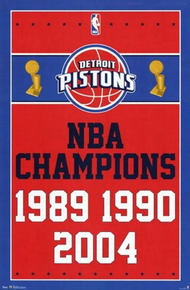 Main image of Detroit Pistons - Champions 2013 Poster Print (22 x 34)