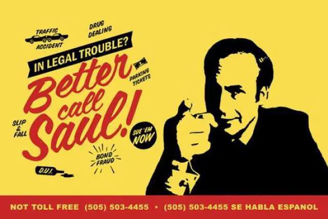 Main image of Better Call Saul Legal Trouble Poster Print (36 x 24)