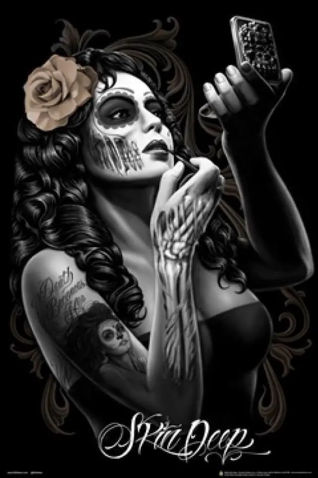 Main image of David Gonzales Art - Skin Deep Poster Print (22 x 34)