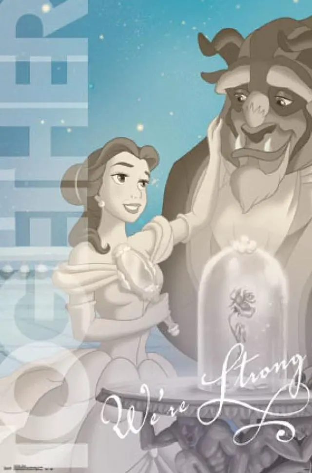 Main image of Belle Beauty and the Beast - Strong Poster Print (22 x 34)