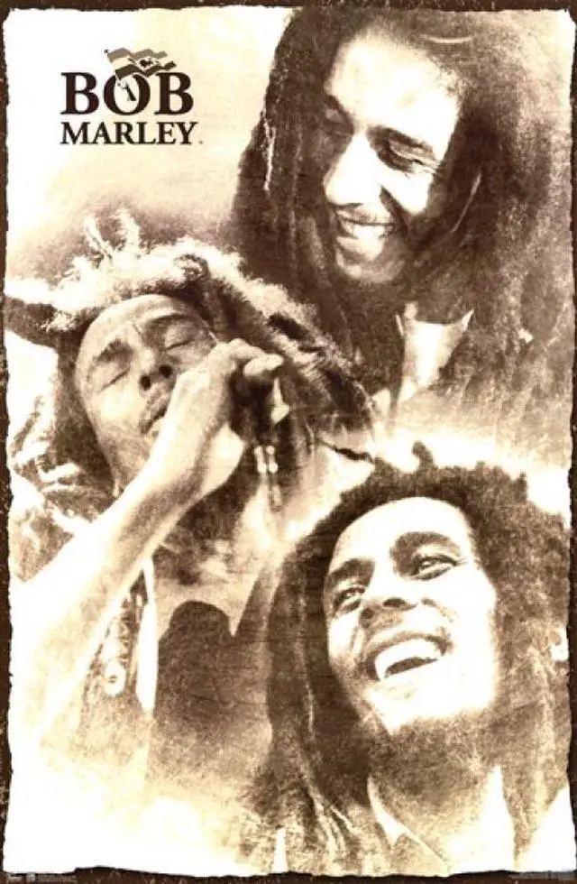 Main image of Bob Marley - Soulful Poster Print (22 x 34)