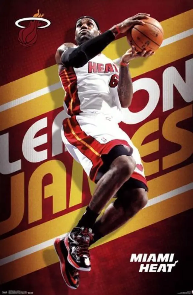 Main image of Miami Heat - L James 13 Poster Print (24 x 36)