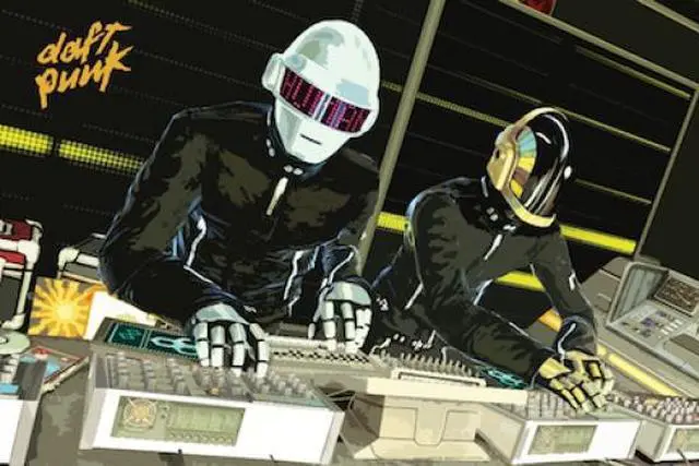 Main image of Daft Punk Decks Poster Print (36 x 24)
