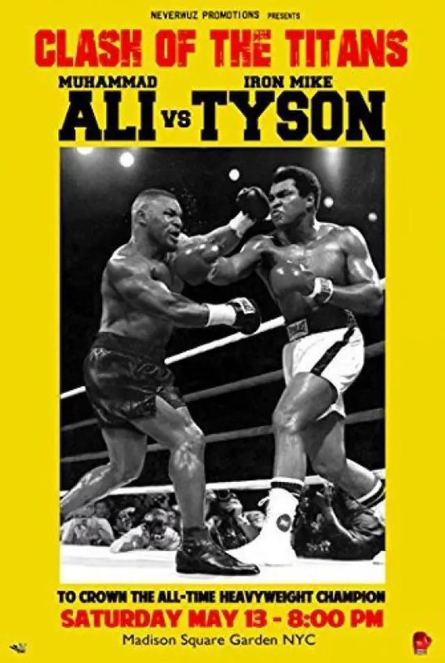 Main image of Ali Vs Tyson Neverwuz Promotions Poster Print (22 x 34)