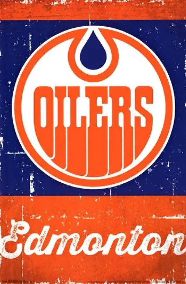 Main image of Edmonton Oilers - Retro Logo 2013 Poster Print (22 x 34)