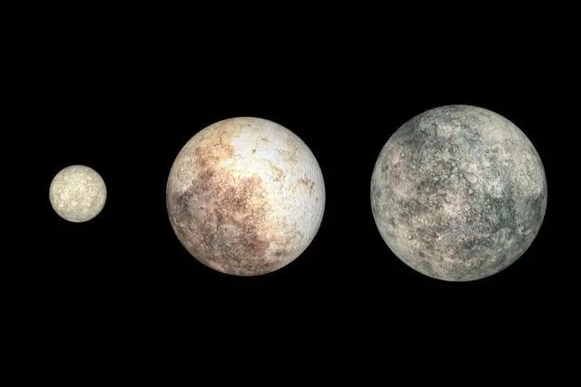 Main image of Dwarf planets Ceres, Pluto, and Eris Poster Print (17 x 11)
