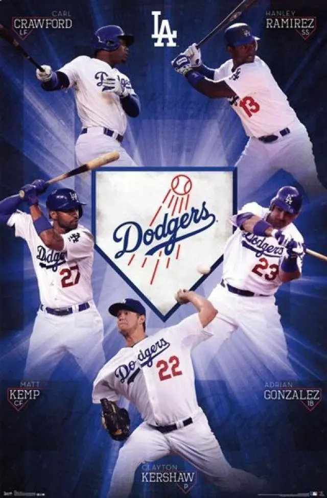 Main image of Los Angeles Dodgers - Team 13 Poster Print (22 x 34)