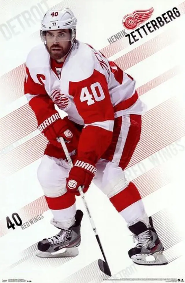 Main image of Detroit Red Wings - Henrik Zetterberg 2013 Poster Print (22 x 34)
