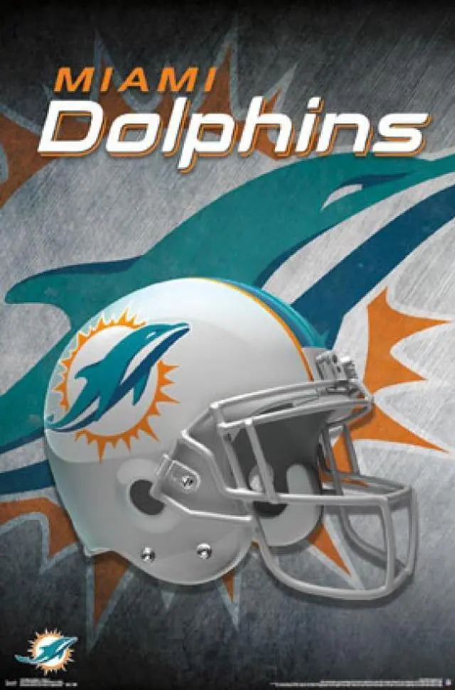 Main image of Miami Dolphins - Helmet 15 Poster Print (22 x 34)