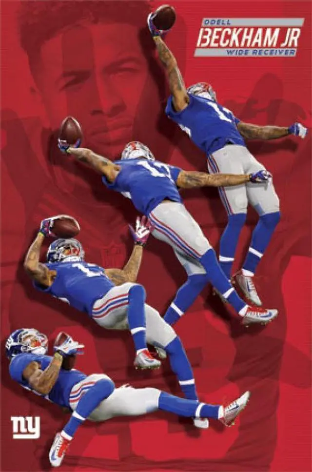 Main image of New York Giants - O Beckham 15 Poster Print (22 x 34)