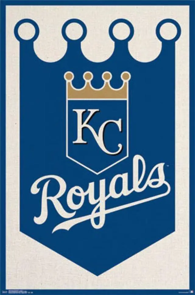 Main image of Kansas City Royals - Logo 15 Poster Print (24 x 36)