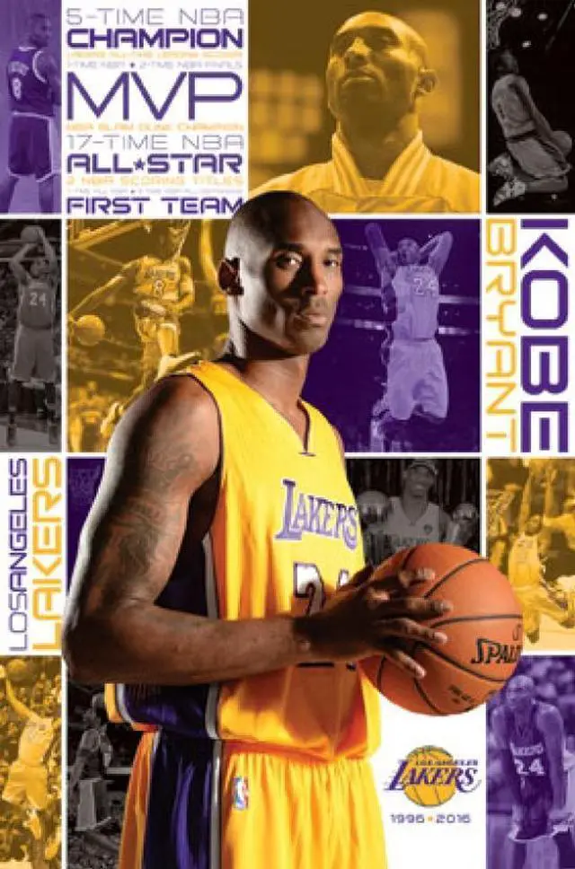 Main image of Los Angeles Lakers - Kobe Bryant Poster Print (22 x 34)