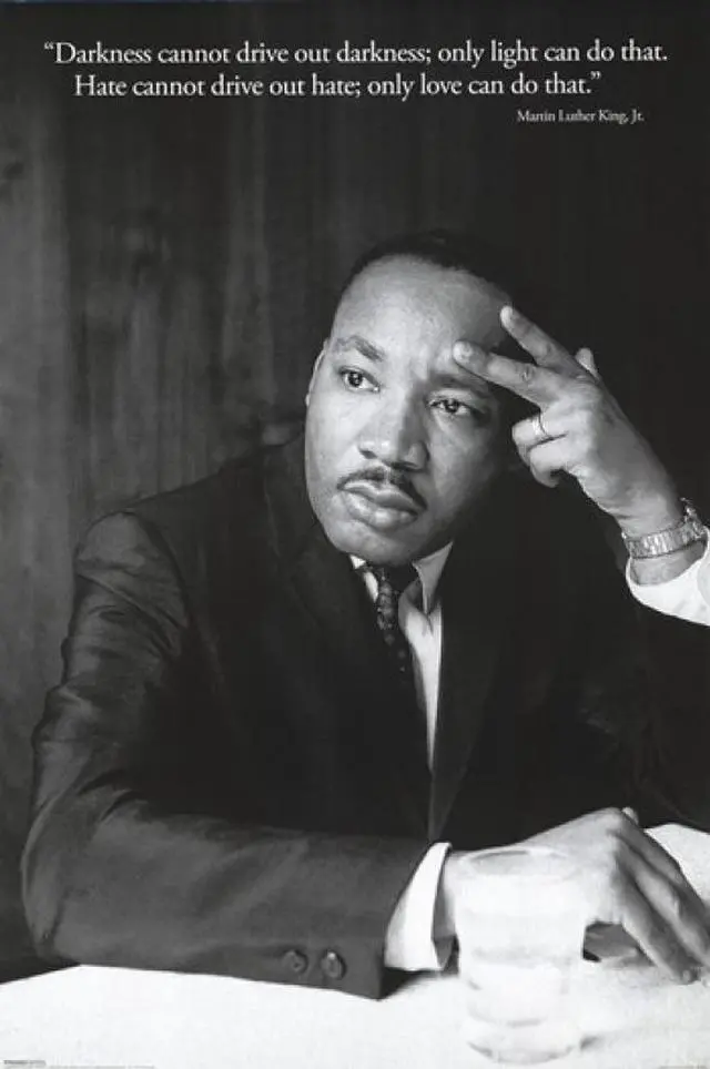 Main image of Martin Luther King Jr Darkness Poster Print (24 x 36)