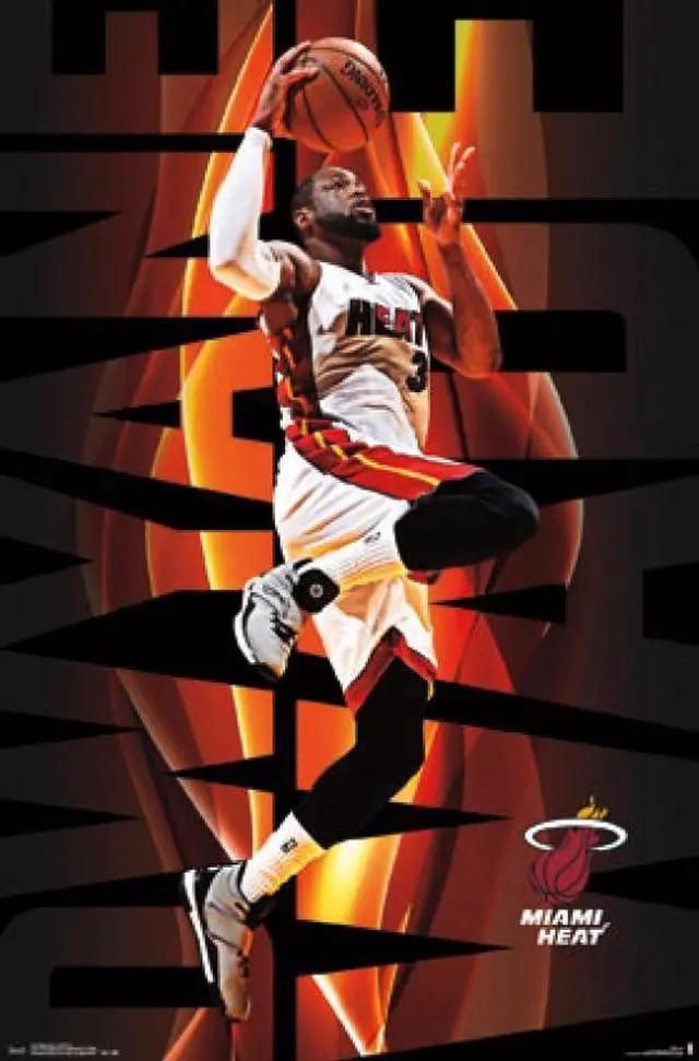 Main image of Miami Heat - Dwayne Wade Poster Print (22 x 34)