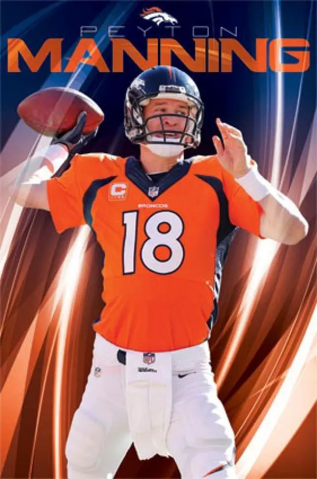 Main image of Denver Broncos - Peyton Manning 2014 Poster Print (22 x 34)