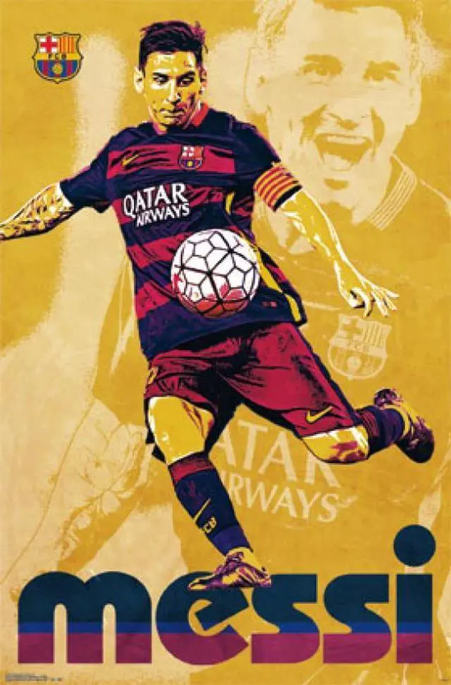 Main image of Fc Barcelona - Lionel Messi 15 Poster Print (22 x 34)