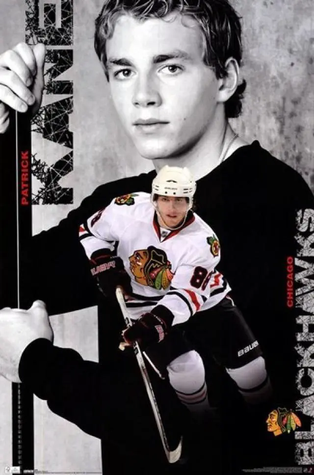 Main image of Chicago Blackhawks - Patrick Kane Poster Print (24 x 36)