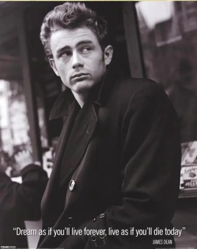 Main image of James Dean - Dream as if You Live Poster Print (16 x 20)