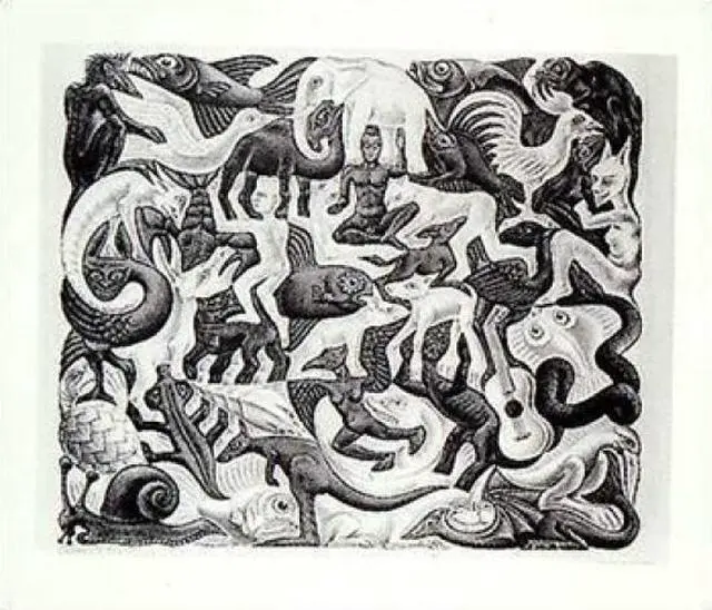 Main image of Mosaic II Poster Print by M.C. Escher (26 x 22)