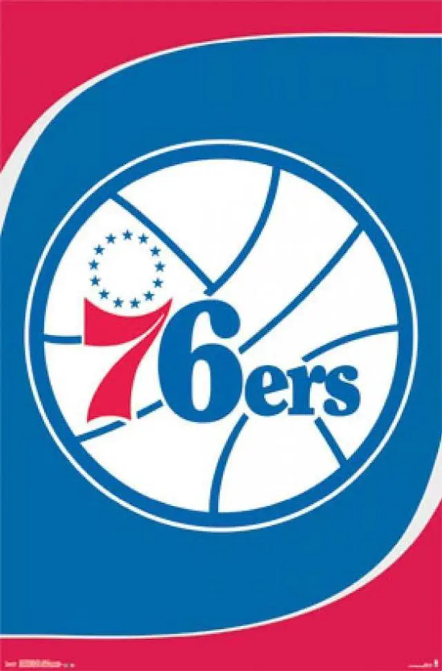 Main image of Philadelphia 76ers - Logo 14 Poster Print (22 x 34)