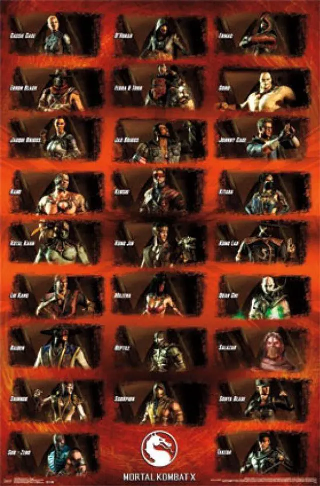 Main image of Mortal Kombat X - Group Poster Print (24 x 36)