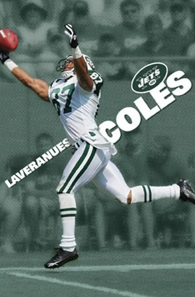 Main image of New York Jets - Laveranues Coles Poster Print (24 x 36)