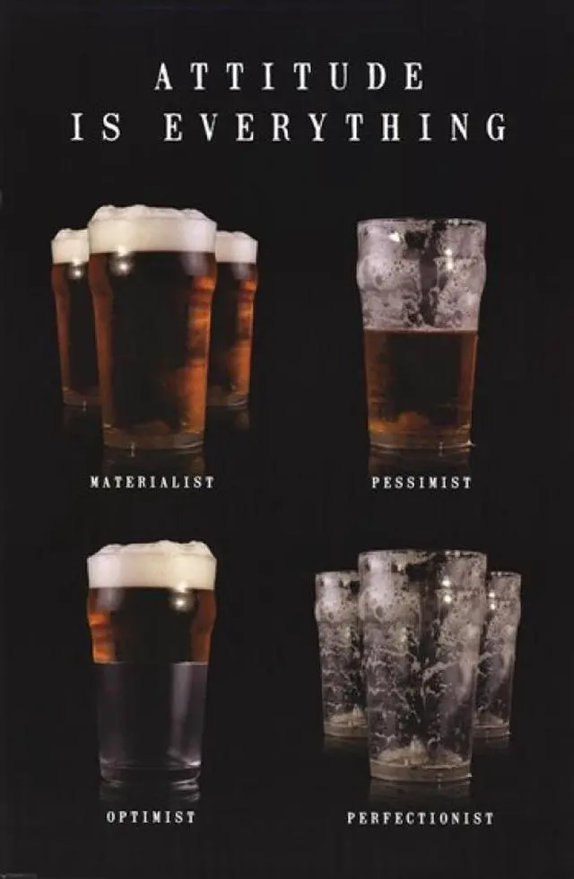 Main image of Attitude is Everything - Beer Poster Print (22 x 34)