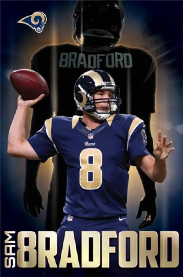 Main image of St. Louis Rams - S Bradford 14 Poster Print (24 x 36)
