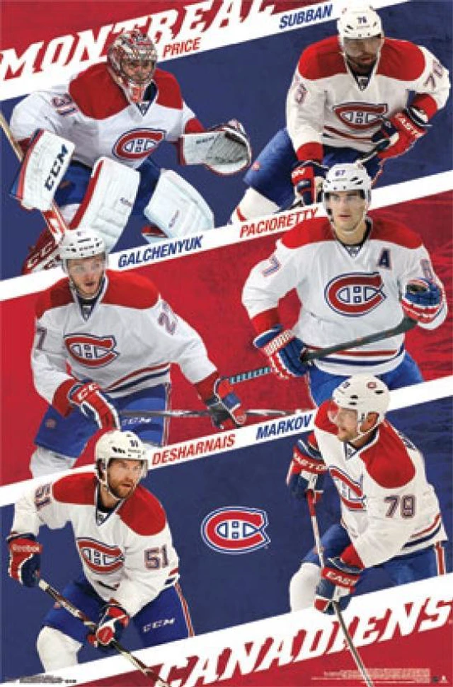 Main image of Montreal Canadiens - Team 14 Poster Print (24 x 36)