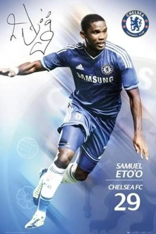 Main image of Chelsea FC Samuel Eto'o Poster Print (22 x 34)
