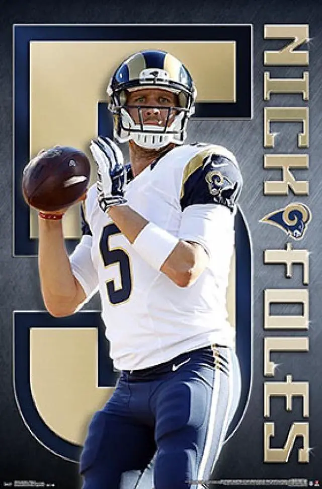 Main image of St. Louis Rams - Nick Foles 15 Poster Print (22 x 34)