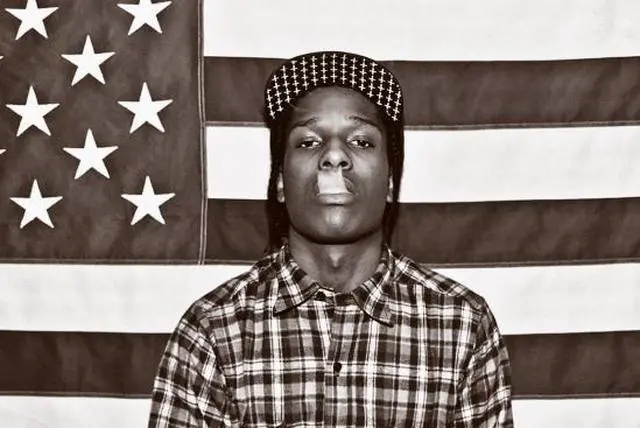 Main image of Asap Rocky Flag Stars & Stripes Poster Print (36 x 24)