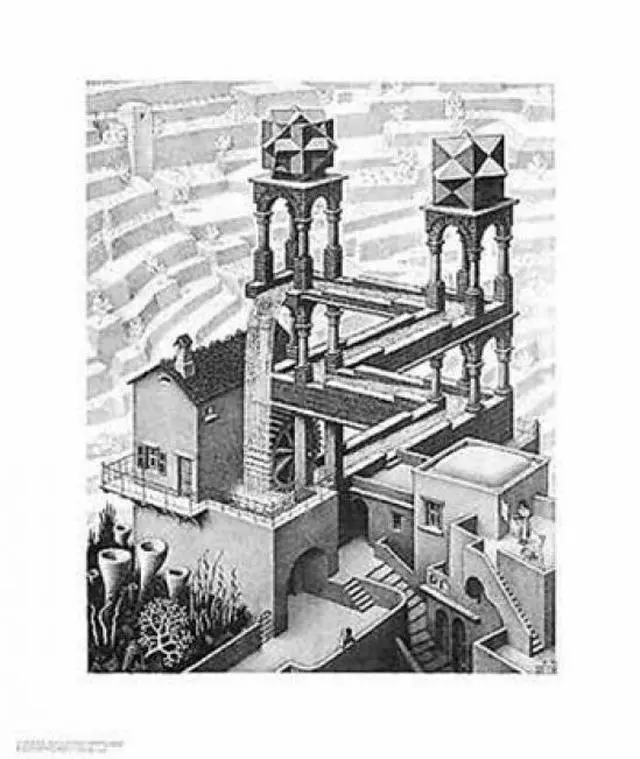 Main image of Waterfall Poster by M.C. Escher (22 x 26)